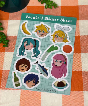 Vocaloid Sticker Sheet