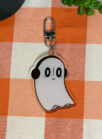 Napstablook Keychain