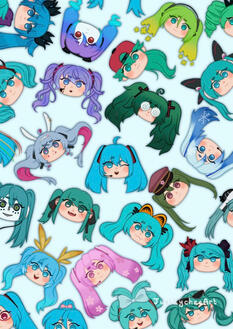 So many Mikus So many Mikus