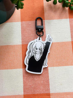 Rolling Girl Keychain