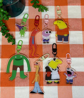 Smiling Friends Keychains Smiling Friends Keychains