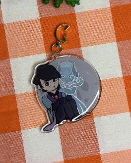 Siver Aphelios &amp; Alune Keychain