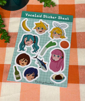 Vocaloid Sticker Sheets Vocaloid Sticker Sheets