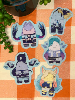 K/Da All Out Blorbo Stickers K/Da All Out Blorbo Stickers