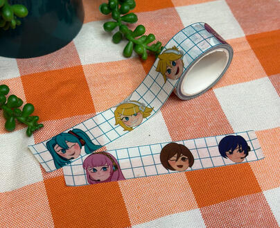 Vocaloid Washi Tape Vocaloid Washi Tape